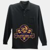 Long Sleeve Silk Touch Polo with Pocket Thumbnail