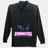 Long Sleeve Silk Touch Polo with Pocket Thumbnail