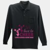 Long Sleeve Silk Touch Polo with Pocket Thumbnail
