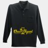 Long Sleeve Silk Touch Polo with Pocket Thumbnail