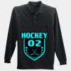 Long Sleeve Silk Touch Polo with Pocket Thumbnail