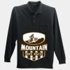 Long Sleeve Silk Touch Polo with Pocket Thumbnail