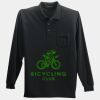 Long Sleeve Silk Touch Polo with Pocket Thumbnail