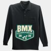 Long Sleeve Silk Touch Polo with Pocket Thumbnail