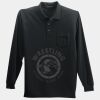 Long Sleeve Silk Touch Polo with Pocket Thumbnail