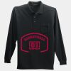 Long Sleeve Silk Touch Polo with Pocket Thumbnail