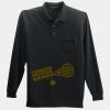 Long Sleeve Silk Touch Polo with Pocket Thumbnail