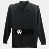 Long Sleeve Silk Touch Polo with Pocket Thumbnail