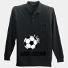 Long Sleeve Silk Touch Polo with Pocket Thumbnail