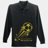 Long Sleeve Silk Touch Polo with Pocket Thumbnail