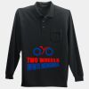 Long Sleeve Silk Touch Polo with Pocket Thumbnail