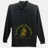 Long Sleeve Silk Touch Polo with Pocket Thumbnail