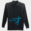 Long Sleeve Silk Touch Polo with Pocket Thumbnail
