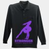 Long Sleeve Silk Touch Polo with Pocket Thumbnail