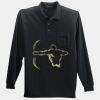Long Sleeve Silk Touch Polo with Pocket Thumbnail