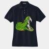 Women's Heavyweight Cotton Pique Polo Thumbnail