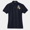 Women's Heavyweight Cotton Pique Polo Thumbnail