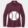 Women's Silk Touch Long Sleeve Polo Thumbnail