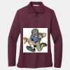 Women's Silk Touch Long Sleeve Polo Thumbnail