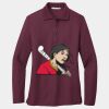 Women's Silk Touch Long Sleeve Polo Thumbnail