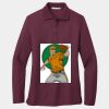 Women's Silk Touch Long Sleeve Polo Thumbnail
