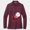 Women's Silk Touch Long Sleeve Polo Thumbnail