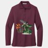 Women's Silk Touch Long Sleeve Polo Thumbnail