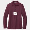 Women's Silk Touch Long Sleeve Polo Thumbnail