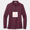 Women's Silk Touch Long Sleeve Polo Thumbnail