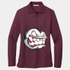 Women's Silk Touch Long Sleeve Polo Thumbnail