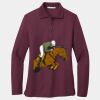 Women's Silk Touch Long Sleeve Polo Thumbnail