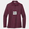 Women's Silk Touch Long Sleeve Polo Thumbnail