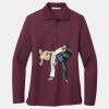 Women's Silk Touch Long Sleeve Polo Thumbnail