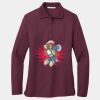 Women's Silk Touch Long Sleeve Polo Thumbnail