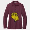 Women's Silk Touch Long Sleeve Polo Thumbnail