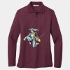 Women's Silk Touch Long Sleeve Polo Thumbnail