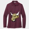 Women's Silk Touch Long Sleeve Polo Thumbnail