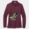 Women's Silk Touch Long Sleeve Polo Thumbnail