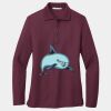 Women's Silk Touch Long Sleeve Polo Thumbnail