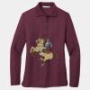 Women's Silk Touch Long Sleeve Polo Thumbnail