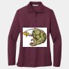 Women's Silk Touch Long Sleeve Polo Thumbnail