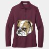 Women's Silk Touch Long Sleeve Polo Thumbnail