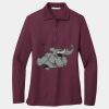 Women's Silk Touch Long Sleeve Polo Thumbnail