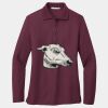 Women's Silk Touch Long Sleeve Polo Thumbnail