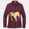 Women's Silk Touch Long Sleeve Polo Thumbnail
