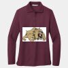 Women's Silk Touch Long Sleeve Polo Thumbnail