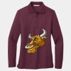 Women's Silk Touch Long Sleeve Polo Thumbnail