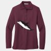 Women's Silk Touch Long Sleeve Polo Thumbnail