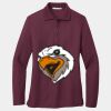 Women's Silk Touch Long Sleeve Polo Thumbnail
