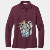 Women's Silk Touch Long Sleeve Polo Thumbnail